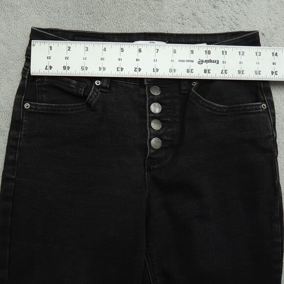 Royalty Jeans Women's Size 4 Faded Black High-Rise Straight Denim 26" Inseam - Picture 15 of 16